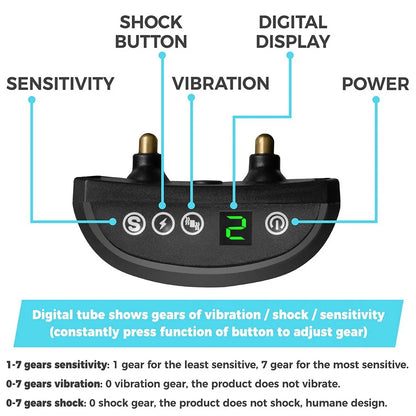 collier anti aboiement électrique imperméable -