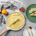 Poêle céramique idéale pour omelette et steak -