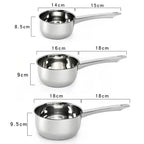Petite casserole inox sans couvercle -