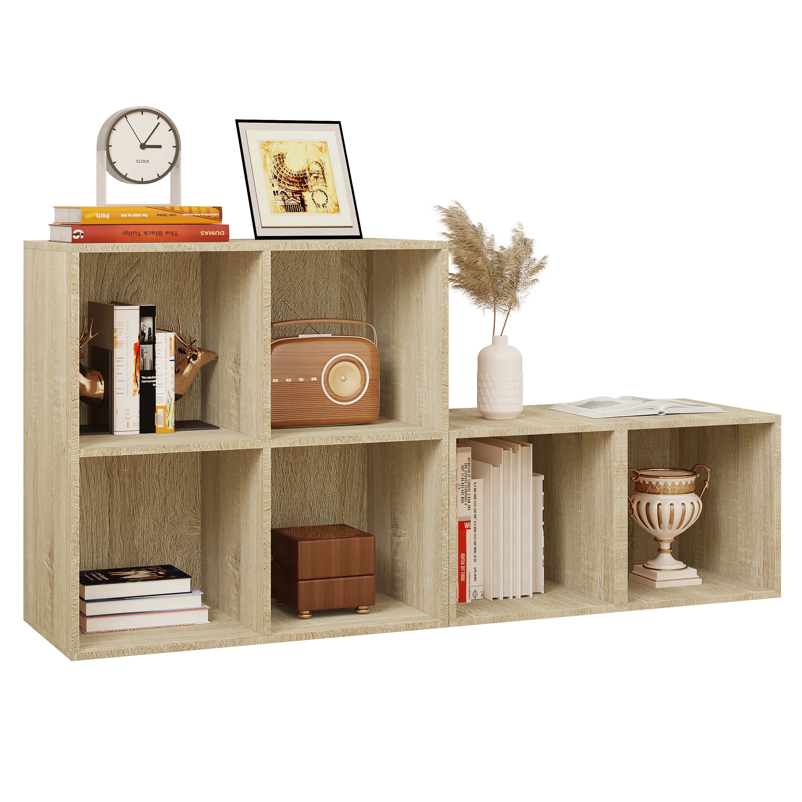 Étagère cube escalier à 3 niveaux -