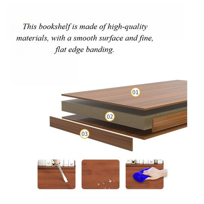 Étagère livre de salon à plusieurs niveaux -