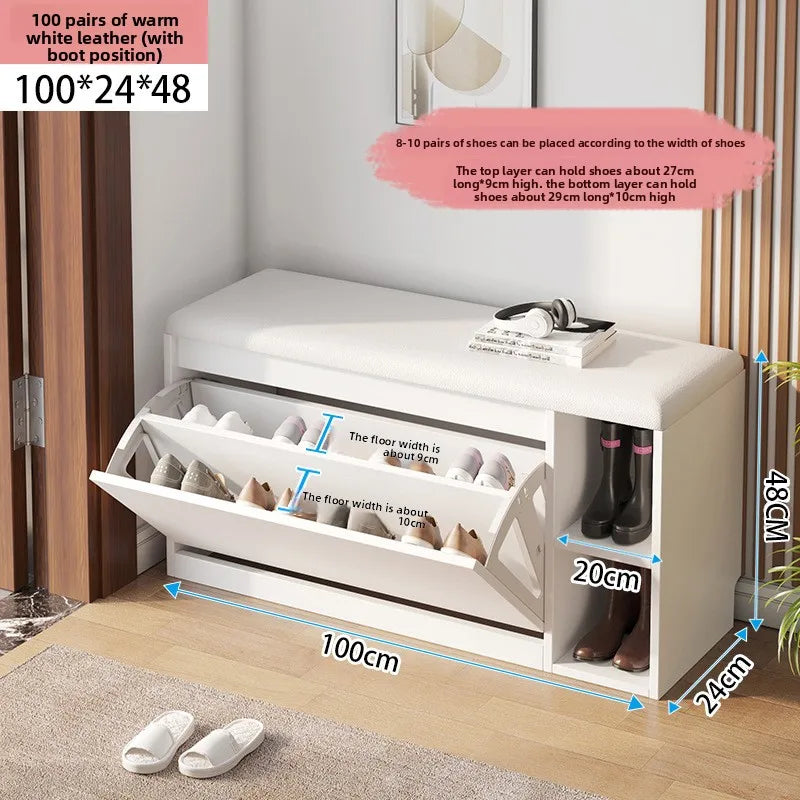 Meuble à chaussure banc premium - A