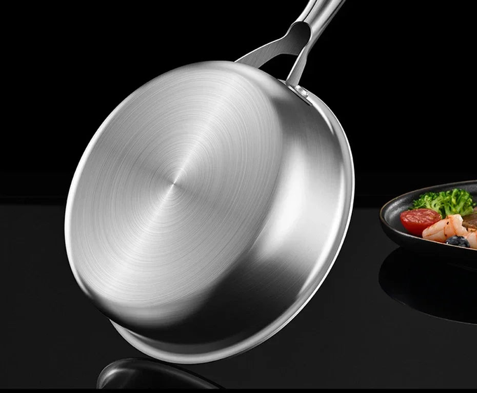 Poêle inox de petite taille de qualité -
