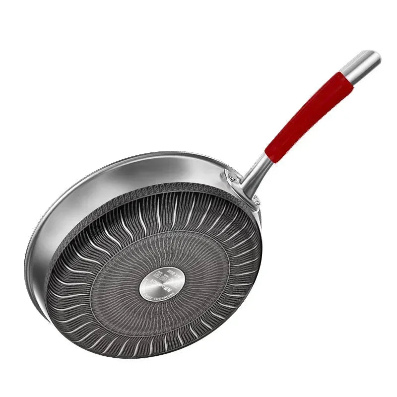 Poêle inox antiadhésif haut de gamme -