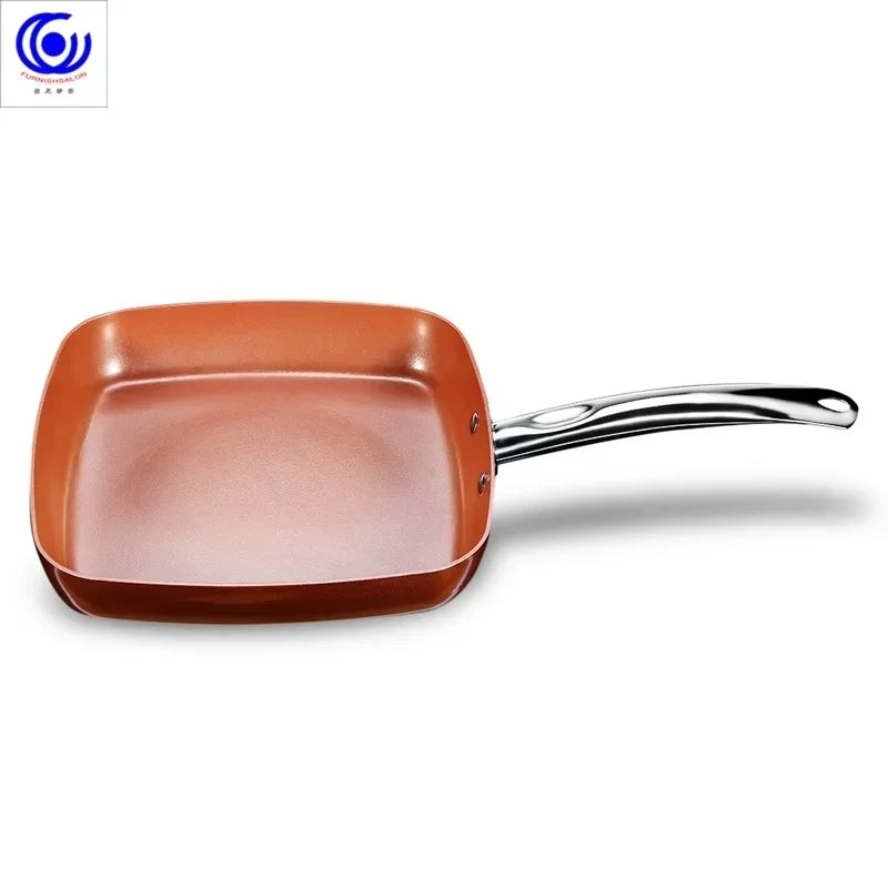 Poêle céramique antiadhésif carré -