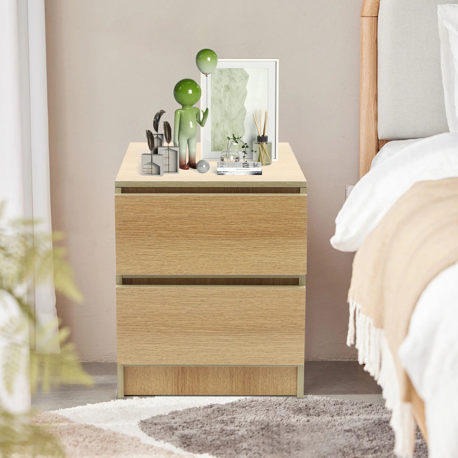 Table de nuit de luxe résistante blanche -