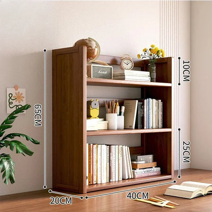 étagère bureau rangement moderne en bois - G-3-Couches