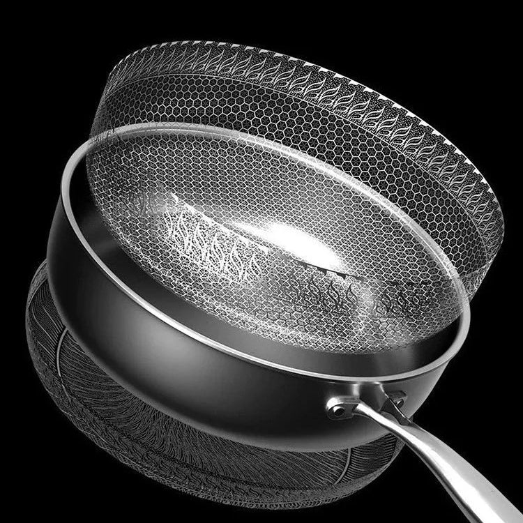 Poêle inox wok magnifique -
