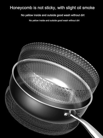 Poêle inox wok magnifique -