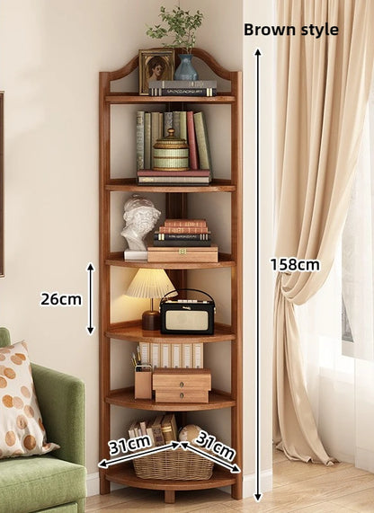 Étagère d'angle à poser triangulaire - BA