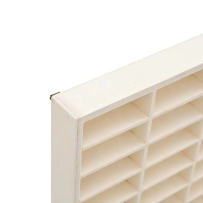 étagère murale vitrine marron -