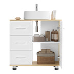 Meuble de rangement à tiroirs blanc -