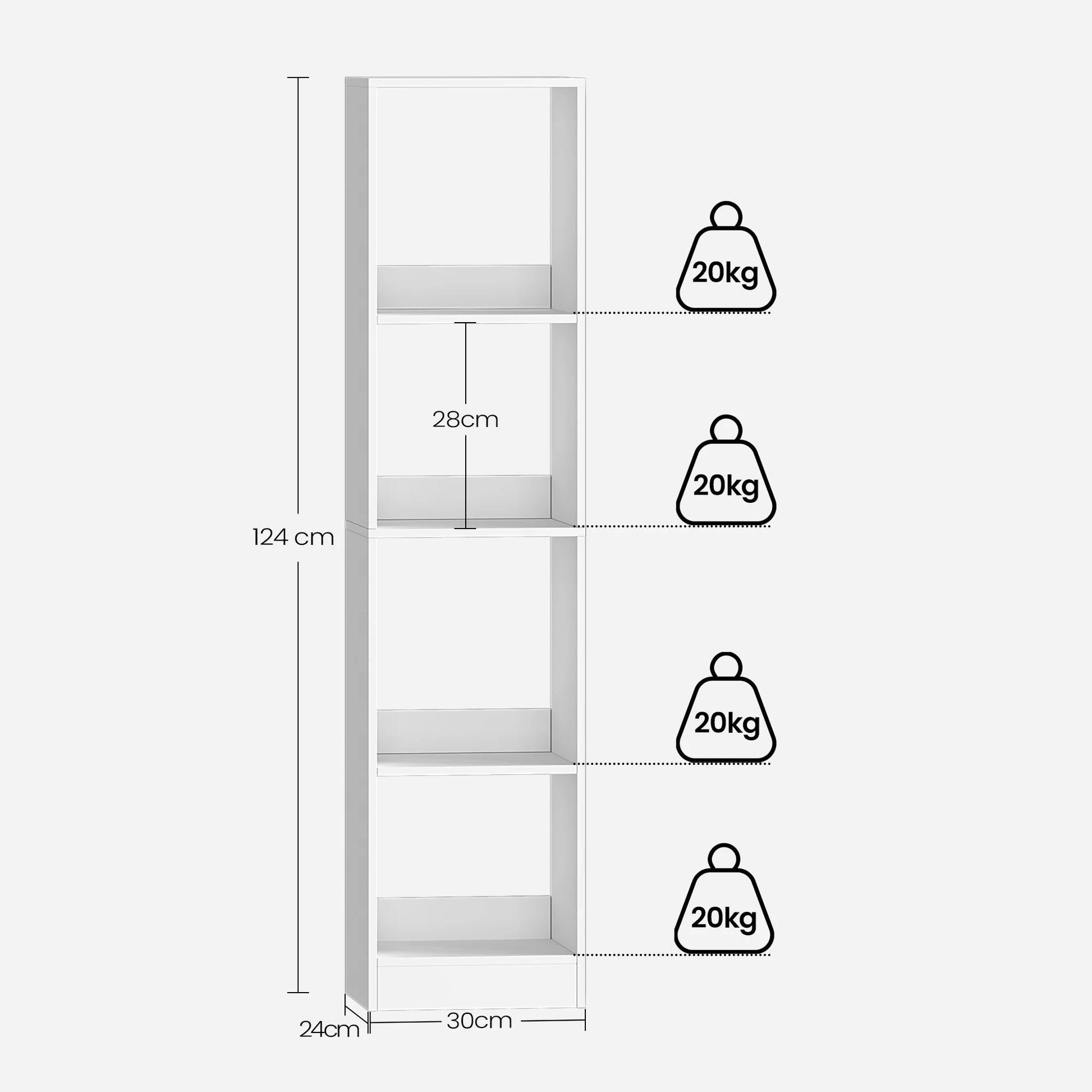 Étagère cube pas cher en bois -