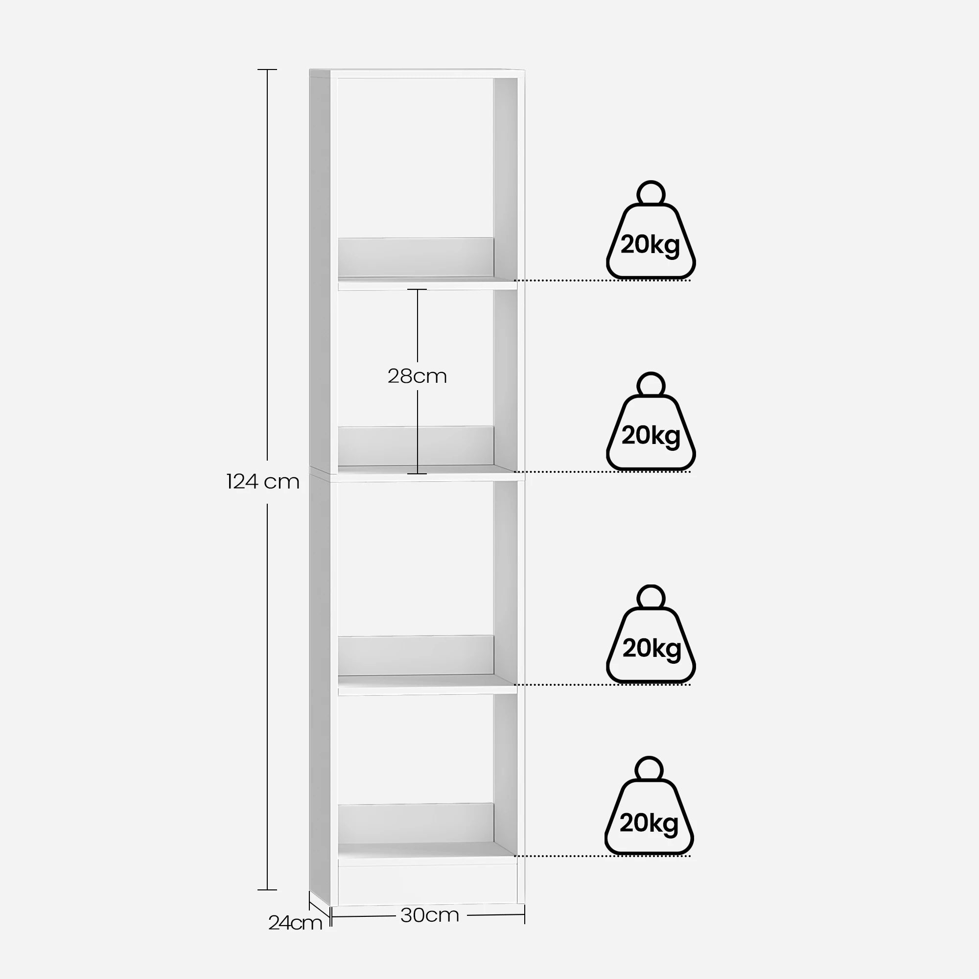Étagère cube pas cher en bois -