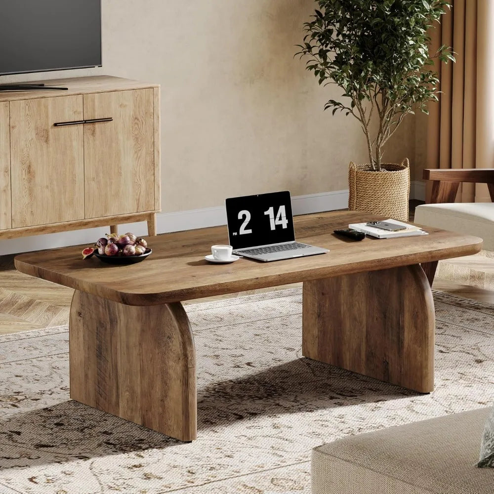Table Basse Bois Rectangulaire pour Salon 120 x 60 x 50 cm (LxPxH) -