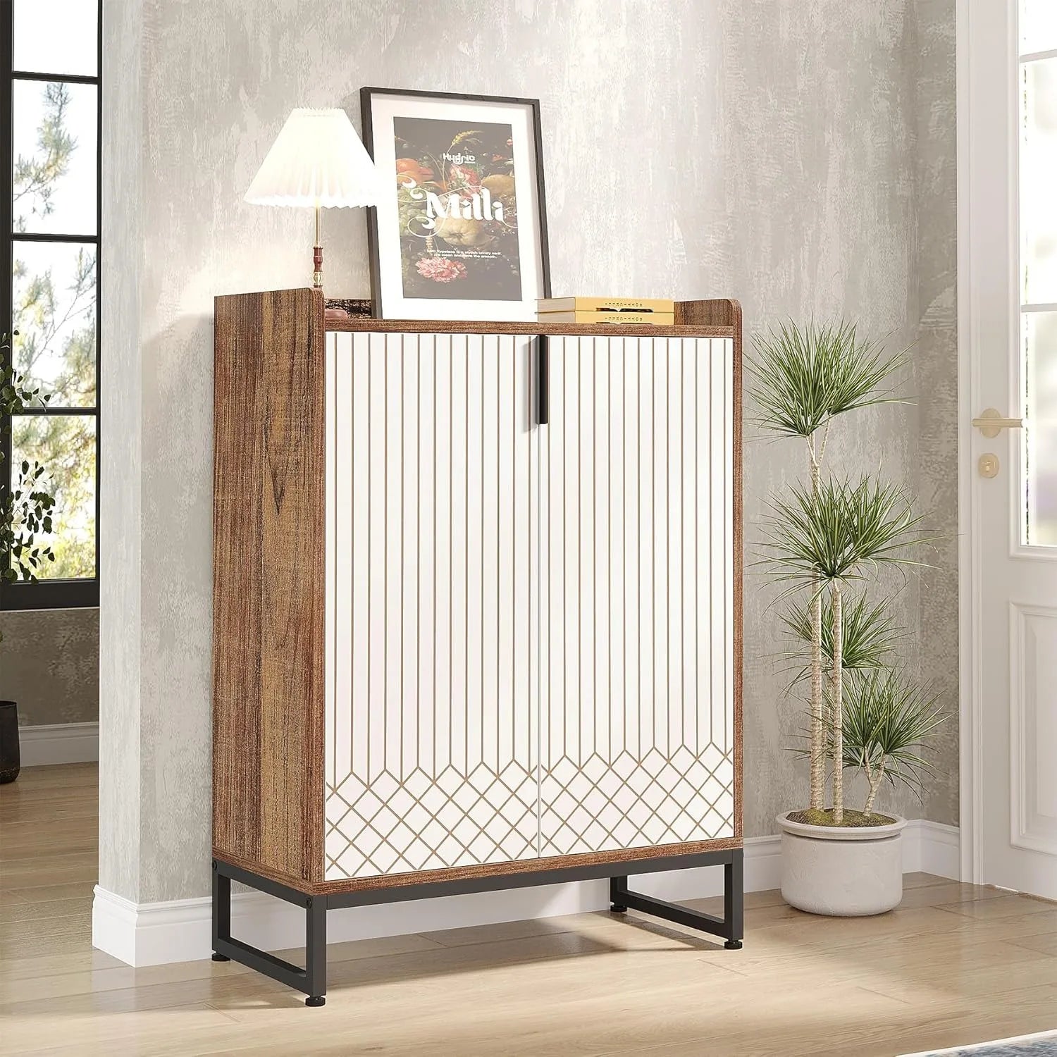 Meuble à chaussure d'entrée pour chambre ou salon -