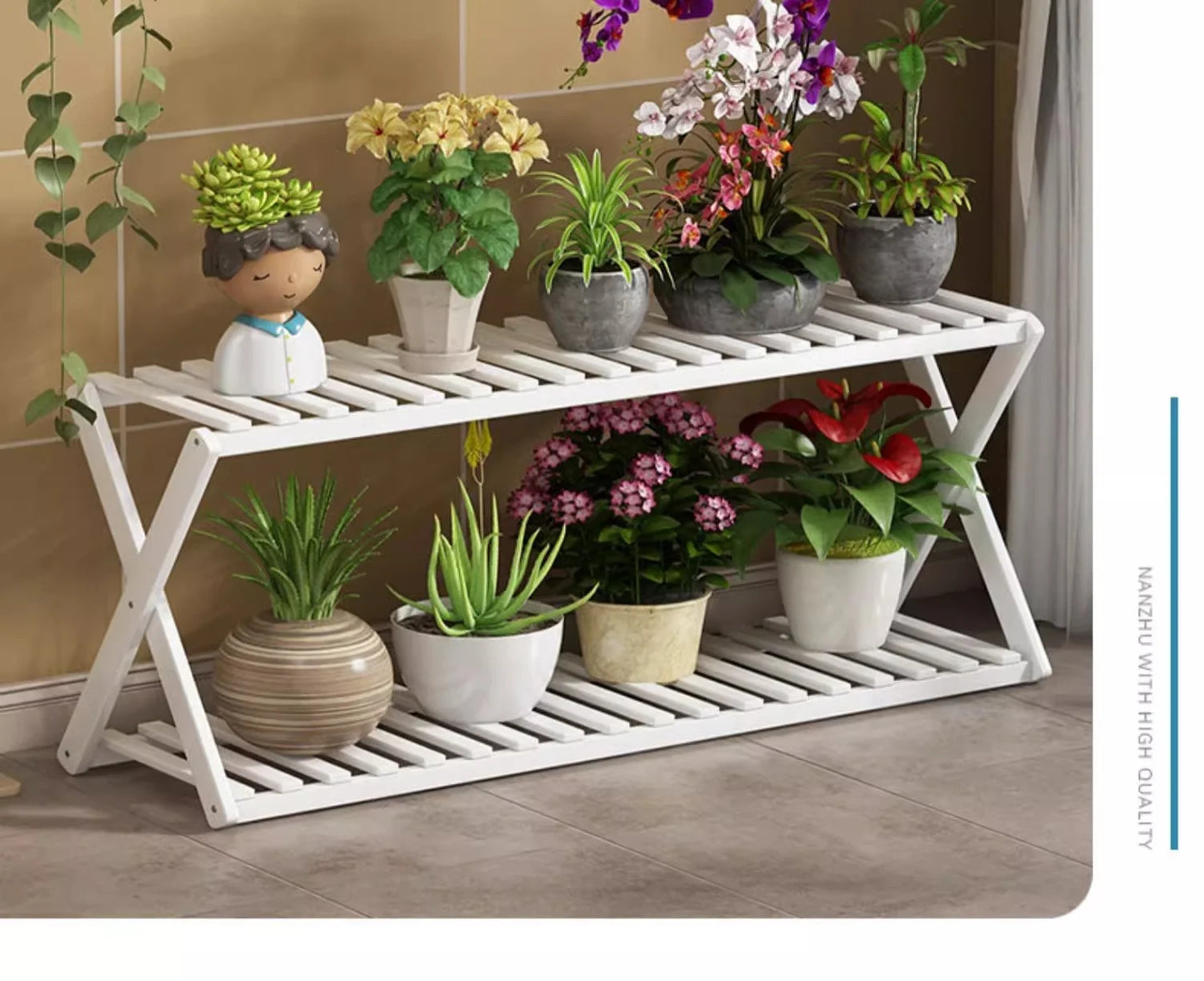 Étagère plante balcon moderne -