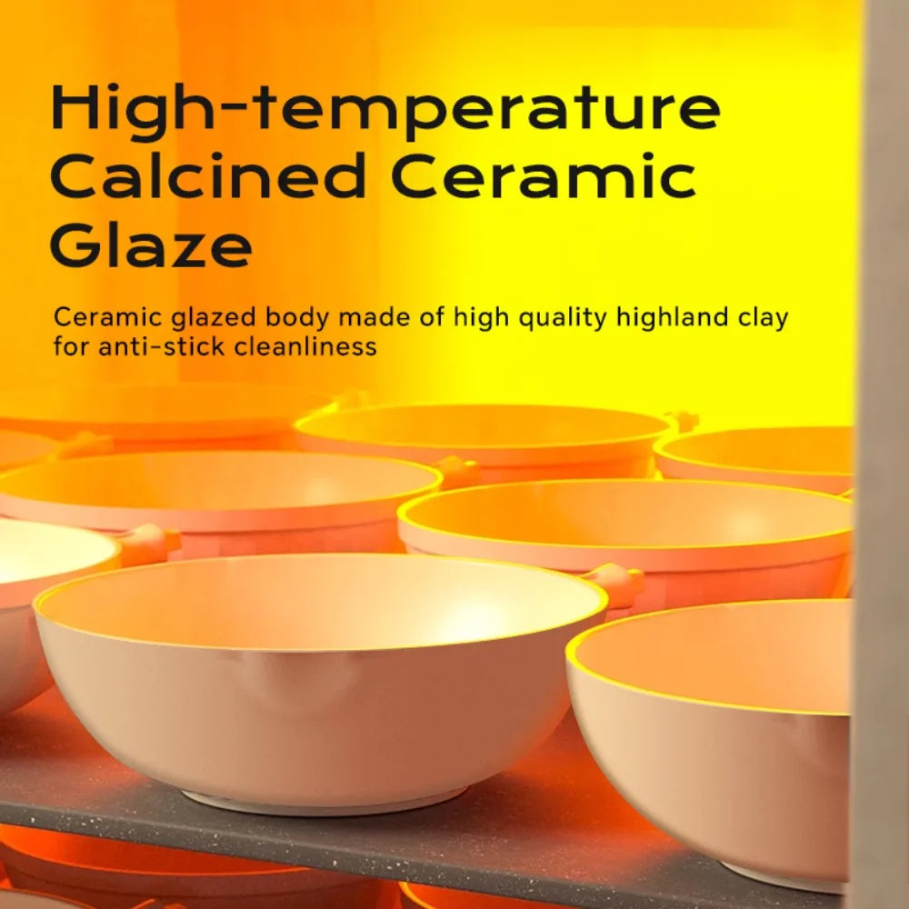 Poêle céramique à frire non toxique -