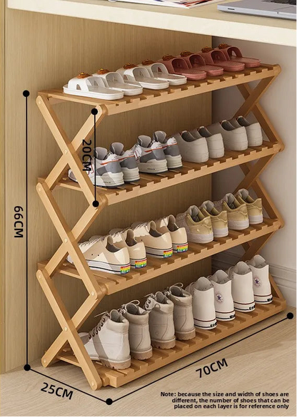 Meuble à chaussure palette artisanale - 4C-70cm-Primaire