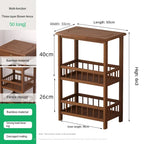 Table de nuit en bambou massif 1 pc - F1