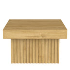 Table basse élégante carrée en bois pour chambre ou salon 79x79x46 cm -