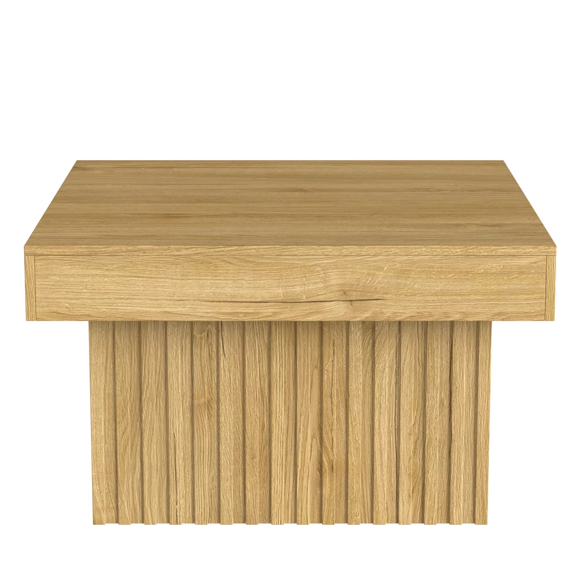 Table basse élégante carrée en bois pour chambre ou salon 79x79x46 cm -