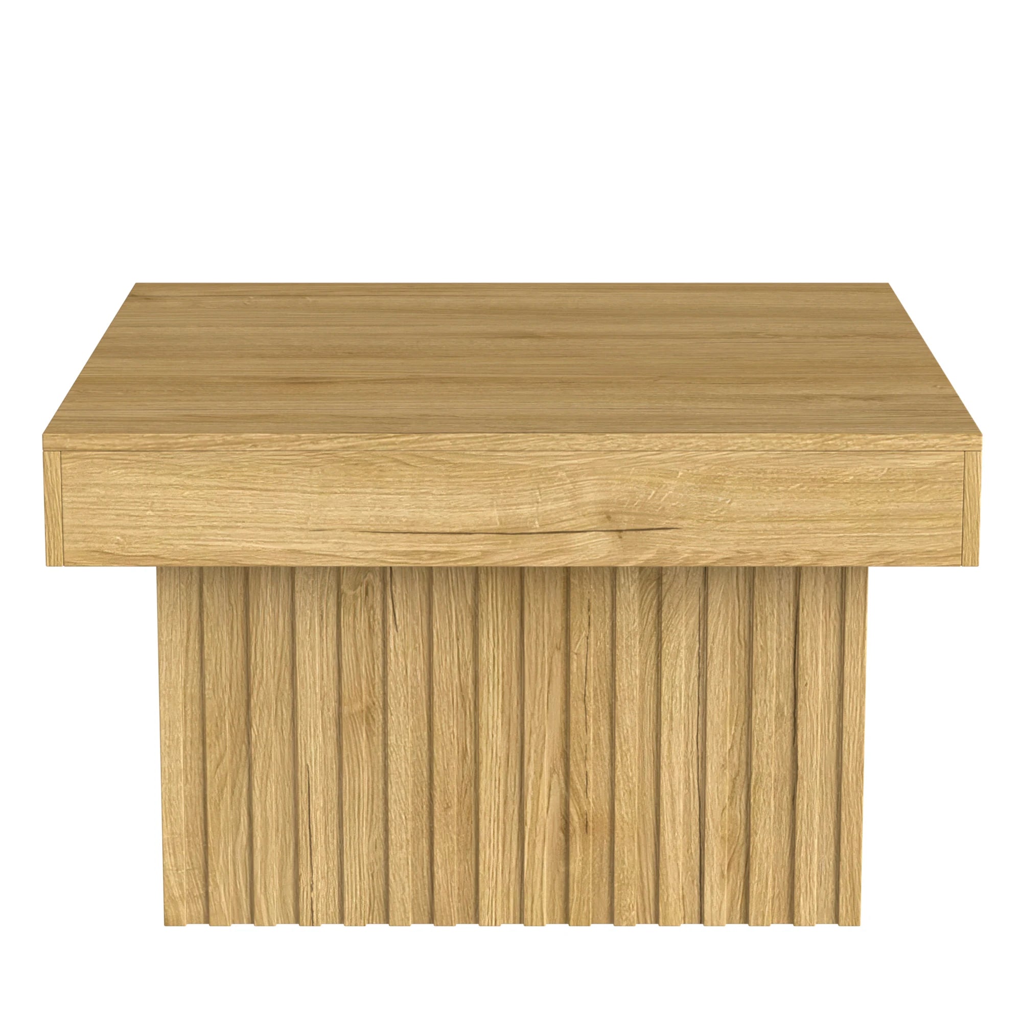 Table basse élégante carrée en bois pour chambre ou salon 79x79x46 cm -