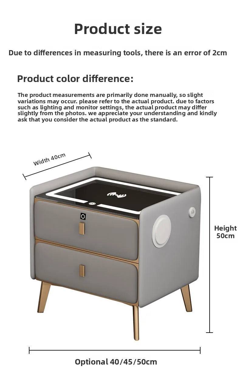 Table de nuit bois moderne de luxe -