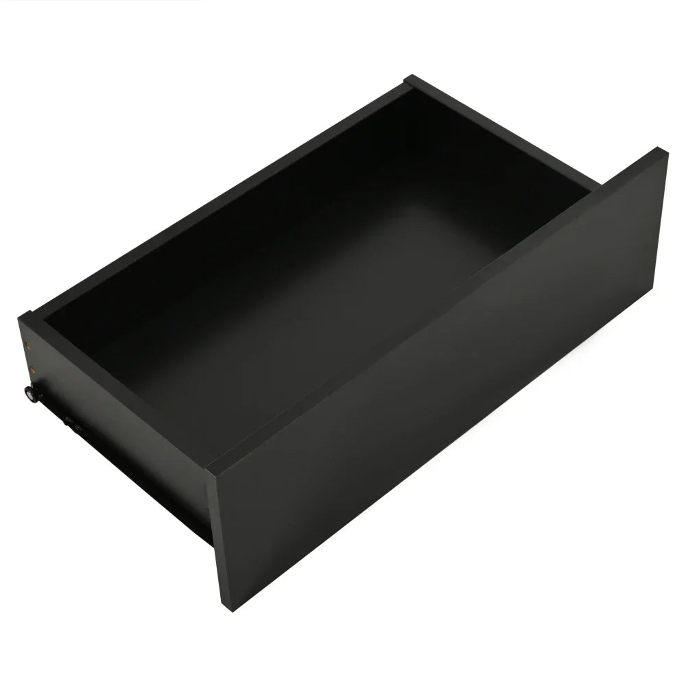 Table basse verre et led lumineuse - 100 x 50 x 31cm -