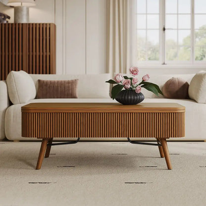 Table basse moderne de luxe en bois de qualité -