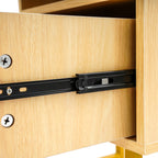 Table de nuit rotin robuste -