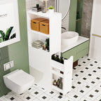 Meuble de rangement salon moderne étroit -