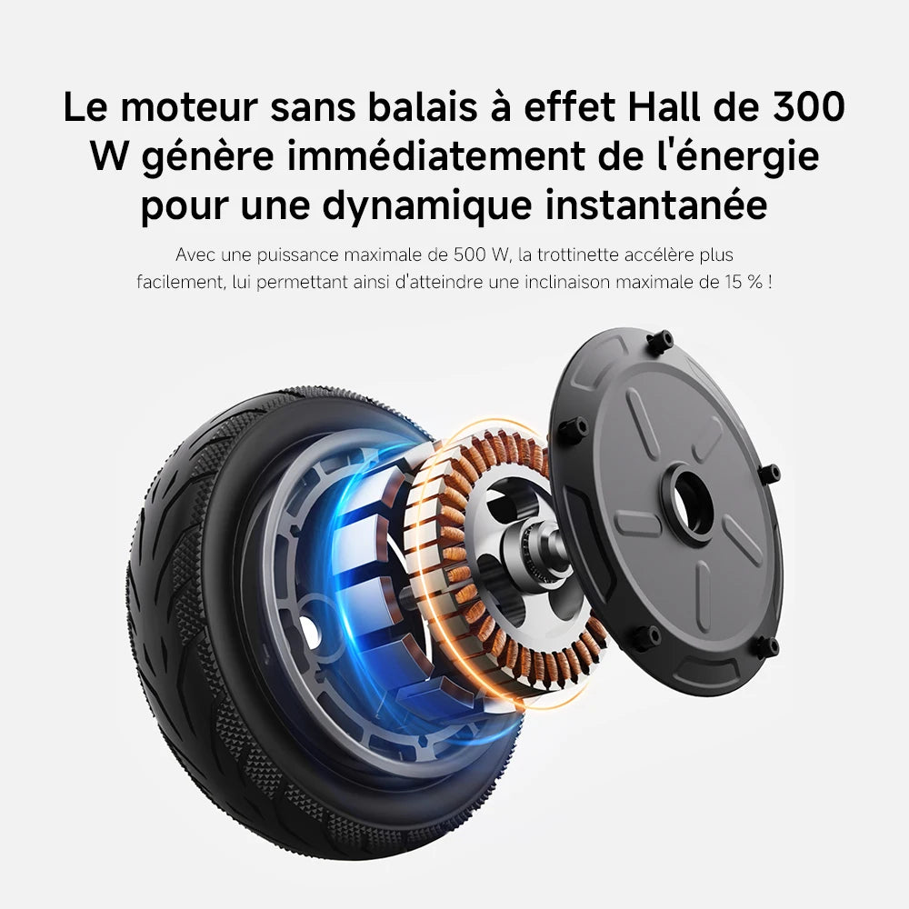 Trottinette électrique Xiaomi Scooter 4 Lite confortable de vitesse 25 km/h max