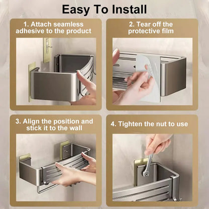 étagère murale douche originale -