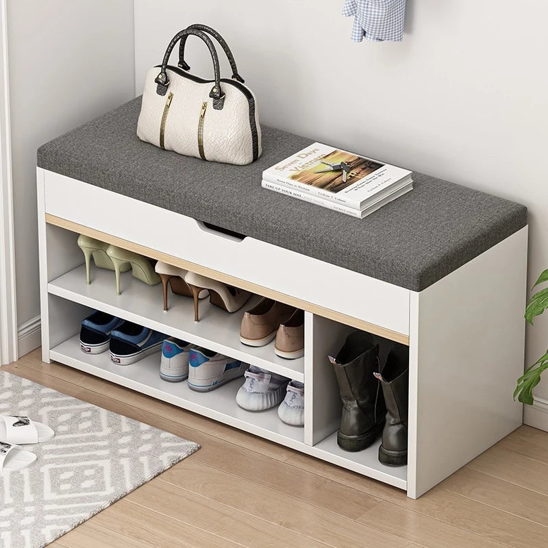Meuble à chaussure banc avec possibilité de s'assoir -