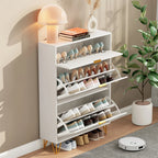 Meuble à chaussure dispositif anti basculement -