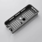 Étagère salle de bain douche sur poteaux - Gris A