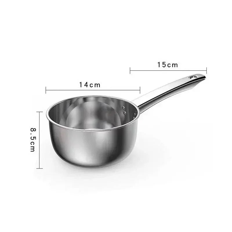 Petite casserole inox sans couvercle - S