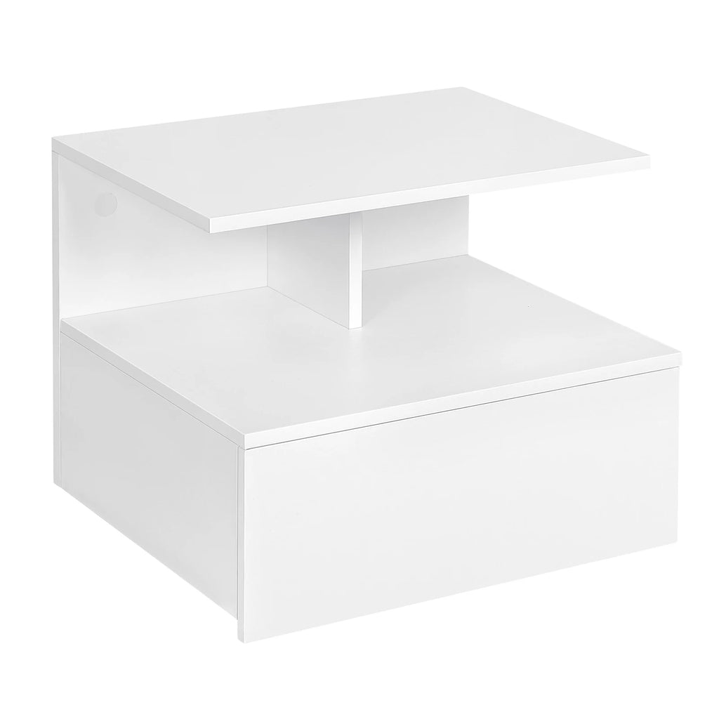 Table de chevet suspendue en bois 2 ensembles -