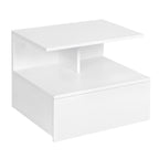 Table de chevet suspendue en bois 2 ensembles -