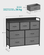 Meuble de rangement pour chambre structure en métal -