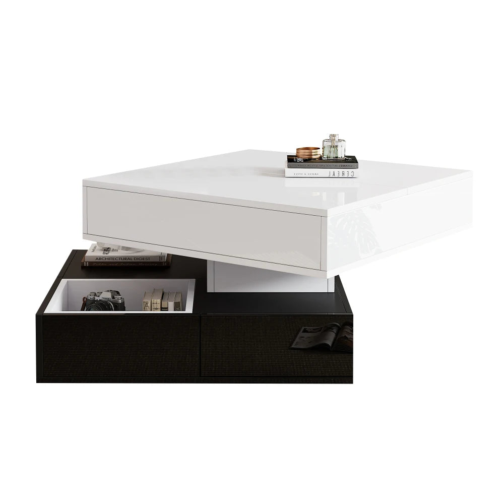 Table basse double plateau -