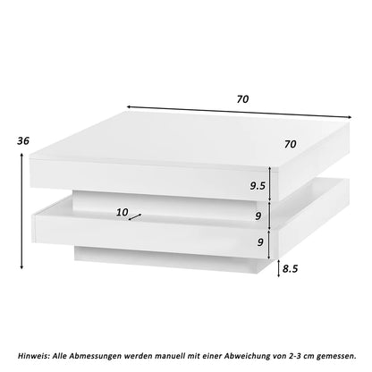 Table basse moderne style technologique -