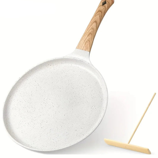 Poêle céramique idéale pour omelette et steak -