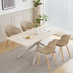 Chaise salle à manger plastique originale 4 ensembles -