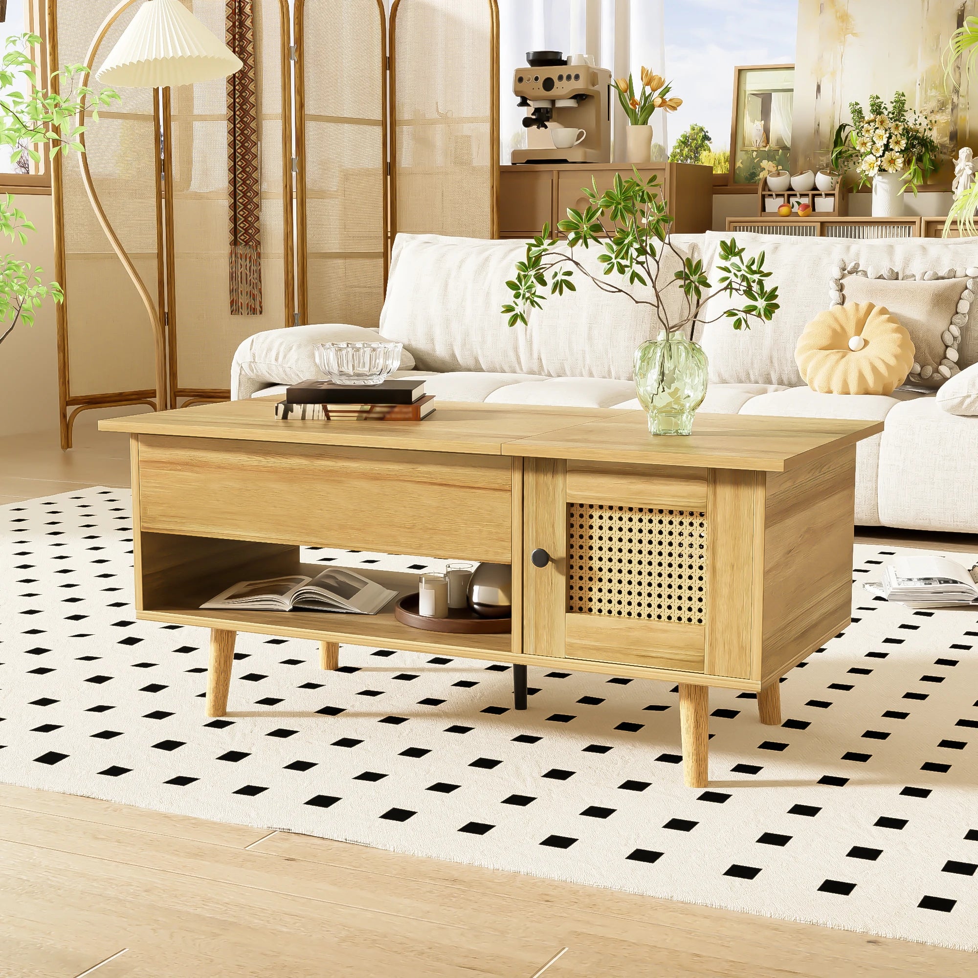 Table basse de salon en bois -