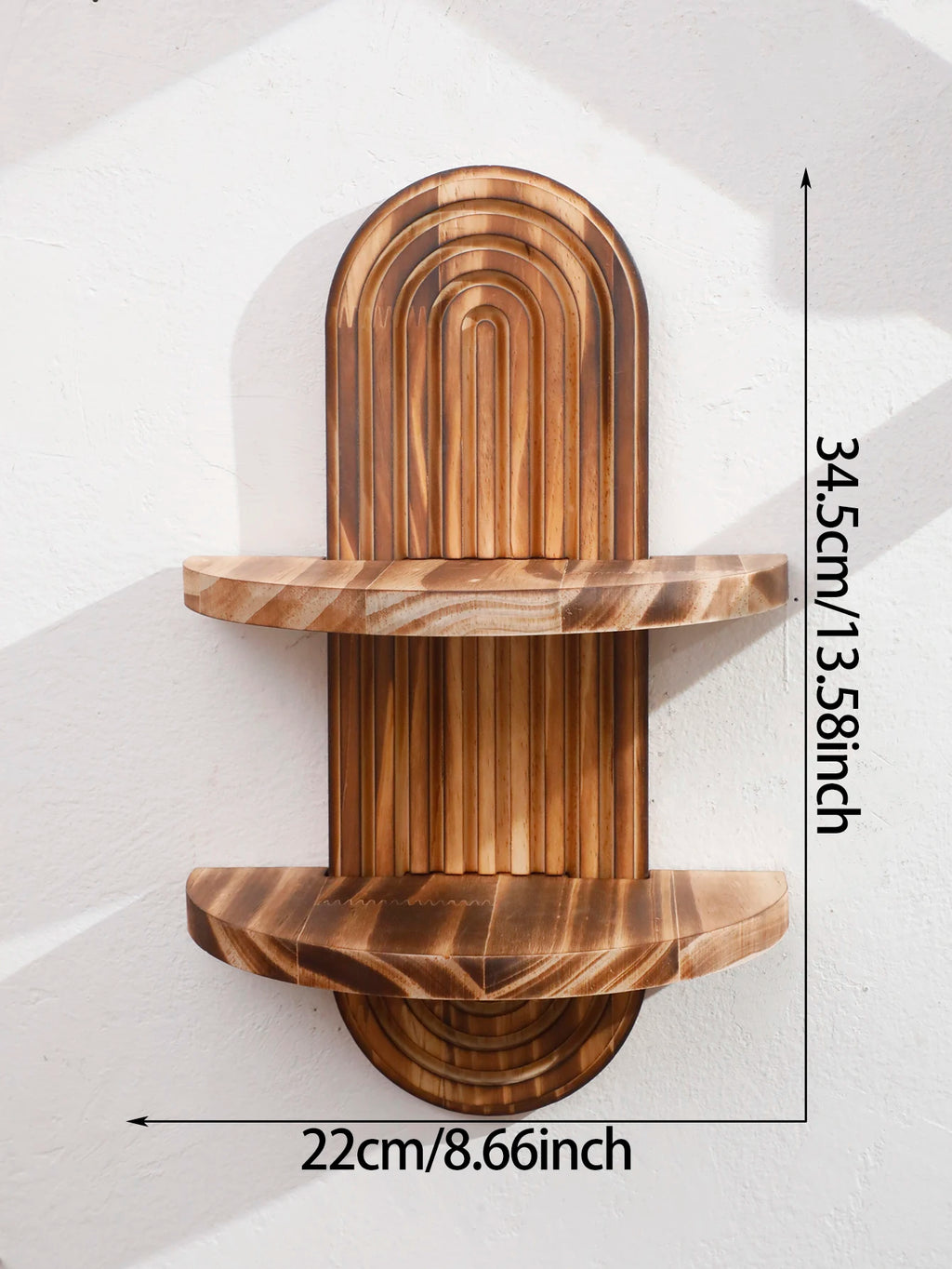 étagère bois ancien 1 pièce bohoo - B