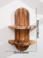 étagère bois ancien 1 pièce bohoo - B