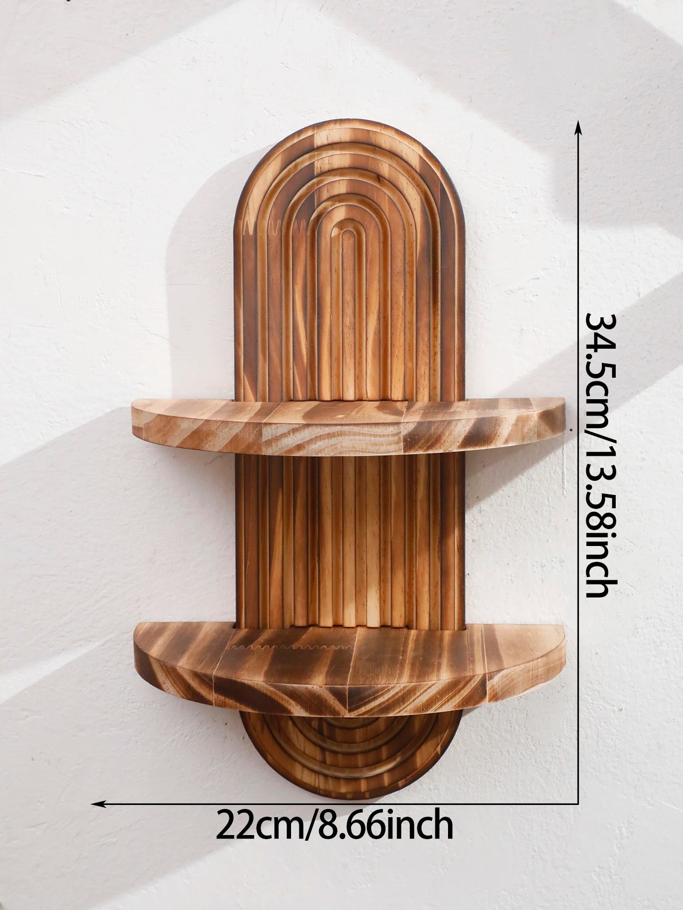 étagère bois ancien 1 pièce bohoo - B