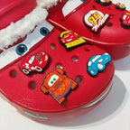 Crocs cars 95 McQueen avec jibbitz et fourrure interne -